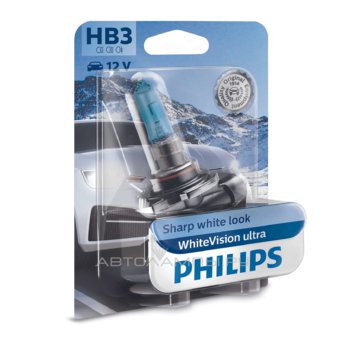 HB3 12V- 65W (P20d) (  +60% .) WhiteVision ultra  (1.) 9005WVUB1