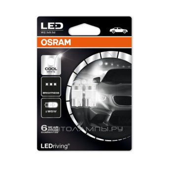 Osram W5W T10 6000K LEDriving SL gen3