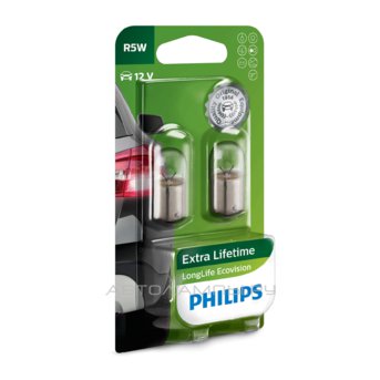  Philips R5W LongLife EcoVision 12V 5W (2 .)