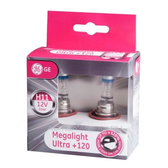 General Electric H11 Megalight Ultra +120%