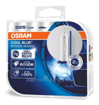 D2S 85V-35W (P32d-2)  5500K Xenarc Cool Blue Intense (2.) (Osram) 66240CBI-HCB