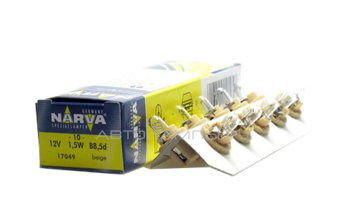 BAX 12V-1,5W (B8,5d) beige 17049